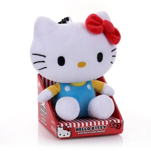 BittiBoomer Sanrio Hello Kitty 5.5" Plush Bluetooth Speaker Music Player New - Picture 1 of 8
